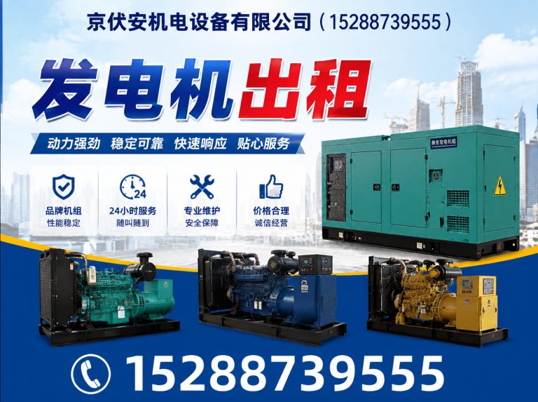 嘉兴发电机出租展示图