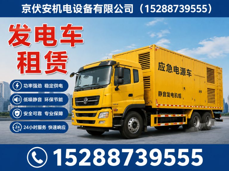 嘉兴静音发电车租赁展示图